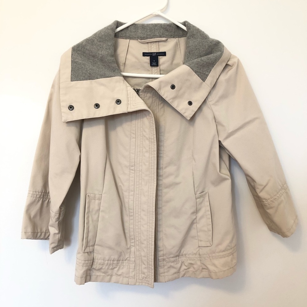 Gap Size S Crop Trench Jacket